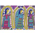 Madhubani Indian Art Artist Unknown Postcard un...