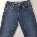 Justice Jeans Girls Distressed Straight Leg Blu...
