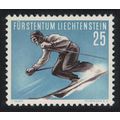 Liechtenstein Skier Mountain Sports 1955 MNH SG...