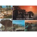 Tenerife Spain Multiview Postcard posted 1985 c...