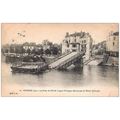 77 - Lagny Thorigny - Le pont de fer détruit pa...