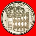 Ⰶ FRANCE (1960-1995): MONACO★ 1 FRANC 1978 SHIE...