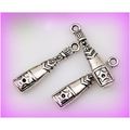 5 Pcs Jewellery Making Charm Tibetan Silver Cha...