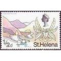 St Helena QEII 1968 ½d Blue Gum Road Constructi...