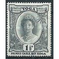 Tonga 1935 SG56 1 1/2d Grey-Black Mounted Mint ...