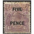 Australia 1930 SG120 5d on 4 1/2d Violet (gum t...
