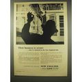 1956 New England Mutual Life Insurance Ad - Secure