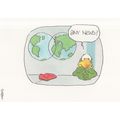 Frog Animal BBC News World Map Style Comic News...
