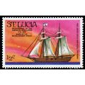 St Lucia, 1976 1/2c Ships of the American Revol...