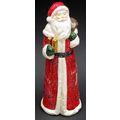 Vintage Terra Cotta Santa