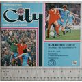 1979 programme Manchester City v. Manchester Un...
