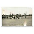 Postcard-size photo British colonial soldiers p...