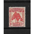 GILBERT & ELLICE ISLANDS 1911 1d RED MINT SG 9