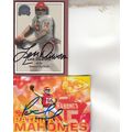 LEN DAWSON & PATRICK MAHOMES ROOKIE AUTO 2000/1...