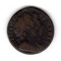 Great Britain. William & Mary. Farthing 1694. "...
