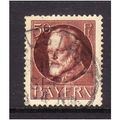 GERMANY STATES BAVARIA 1914 50pf CHOCOLATE SG18...