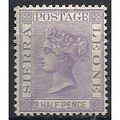 Sierra Leone 1889 SG29 1 1/2d Pale Violet Mount...