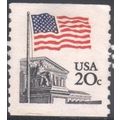 USA 1981 - SG1923c - 20c black/red/blue - Flag ...