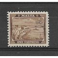Malta.SG217 1/4d Grand Harbour,Valletta.Mounted...