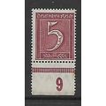 GERMANY 1921 5pf CLARET SG 153 U/M MINT#3