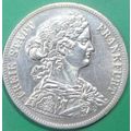 1866 Thaler, German State. Challenge Coin, Souv...