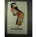 1999 Chanel Le Temps Watch Ad, Matelassee Collection