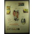 1950 Firestone Velon Textured Drapery Film Ad - The very image of finest fabrics