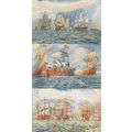 The Spanish Armada Procession Of War Ships 3x O...