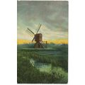 PC17163 Old Painting. Windmill. Knight. 643. 1905
