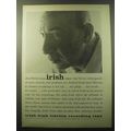 1960 Irish High Fidelity Recording Tape Ad - Jose Ferrer is an irish-man!