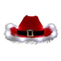 LED Flashing Christmas Cowboy Red Santa Clause ...