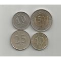 Turkey coins x4