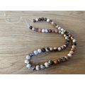 Strand 6mm Australian agate beads, Stunning bro...