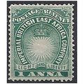 British East Africa 1890 SG5 1a Blue-Green Moun...