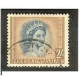 Rhodesia & Nyasaland 1954 2/- Deep Blue & Yello...