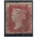 1858 SG43 1d Red Plate 89 Good/Fine Used Check ...