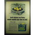 1952 Kraft Parkay Margarine Ad - Spreads Smoothly