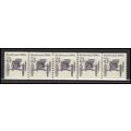 2124 4.9c Buckboard Very Fine MNH Dry Gum PNC 3...