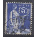 France SG509a - YT365, 1937 Peace 65c used