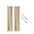 Sunnydaze 2 Beige Indoor/Outdoor Blackout Curta...