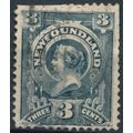Queen Victoria: 3c - Newfoundland 1890 - FH - S...