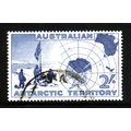 AUSTRALIA ANTARCTIC TERR 1957 SG1 2s ULTRAMARIN...