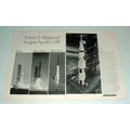 1969 Boeing Saturn 5 Rocket Ad w/ Apollo 9