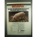 1984 Pfizer Mecadox Ad - Destroys Cause of Dysentery