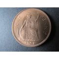 1964 QUEEN ELIZABETH II ONE PENNY FREE POST. AAH