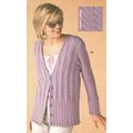 Knit Sweater Pattern Classic Cables
