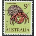 Australia 1966 Decimal Currency 9c Brown Red Pu...