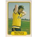 1982 Fleer baseball card 497 Rod Scurry– Pirates