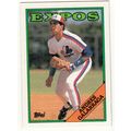 1988 Topps baseball card 25 Andres Galarraga