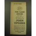 1959 Alfred A. Knopf Book Advertisement - The Same Door by John Updike